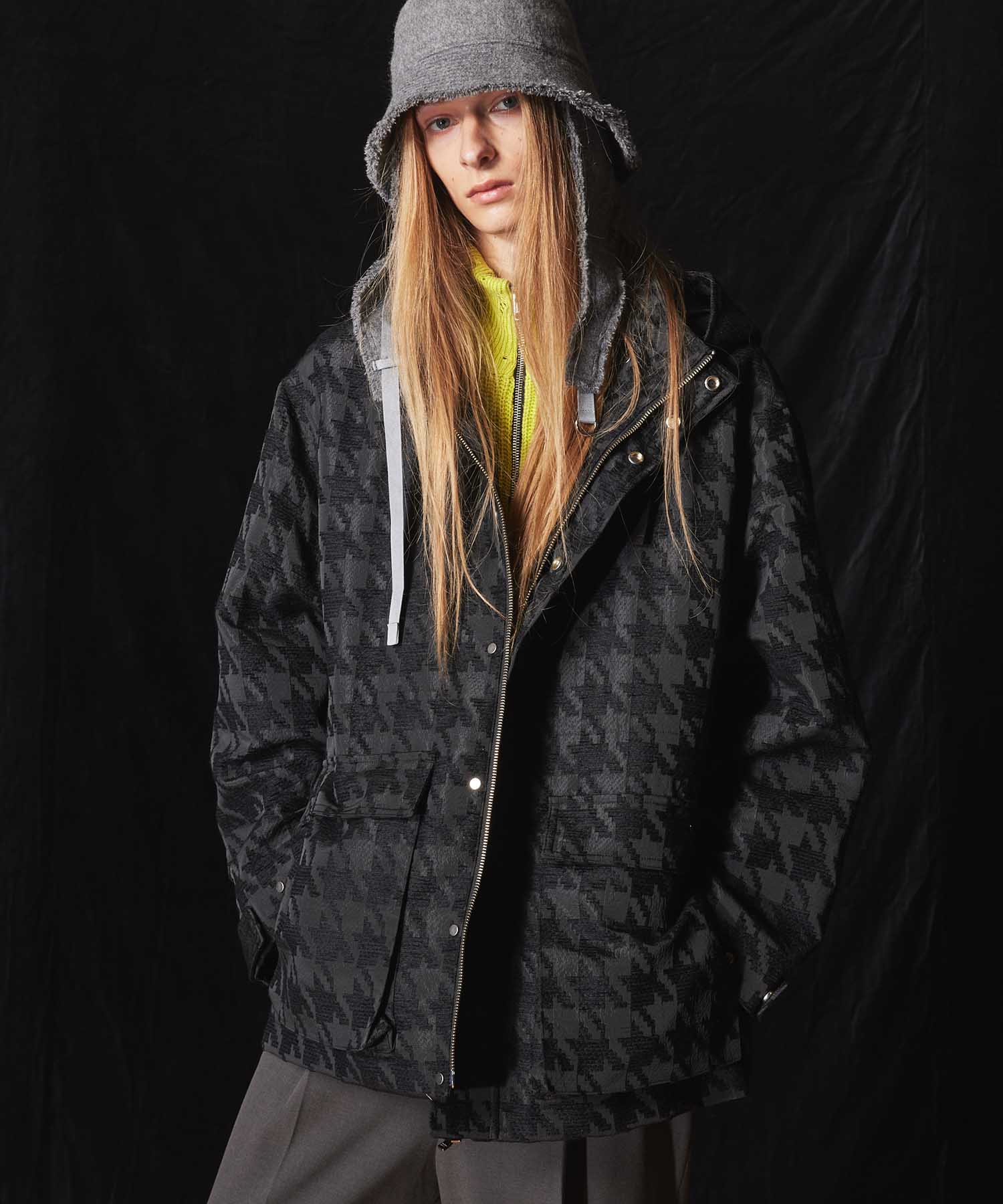 【Italian Dead Stock Fabric】Dress-Over Hood Blouson