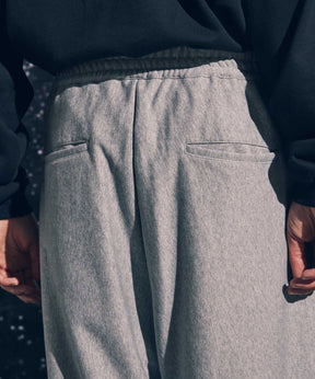 【SALE】Crush Sweat Prime-Wide Pin tuck Easy Pants