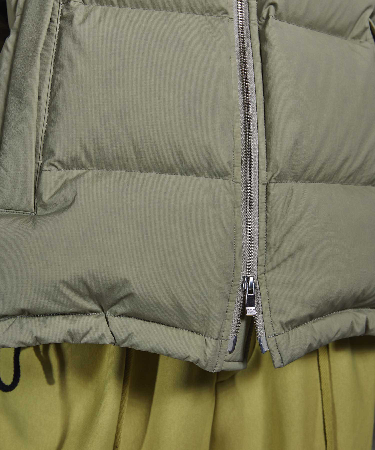 Stretch Nylon Prime-Over Down Jacket