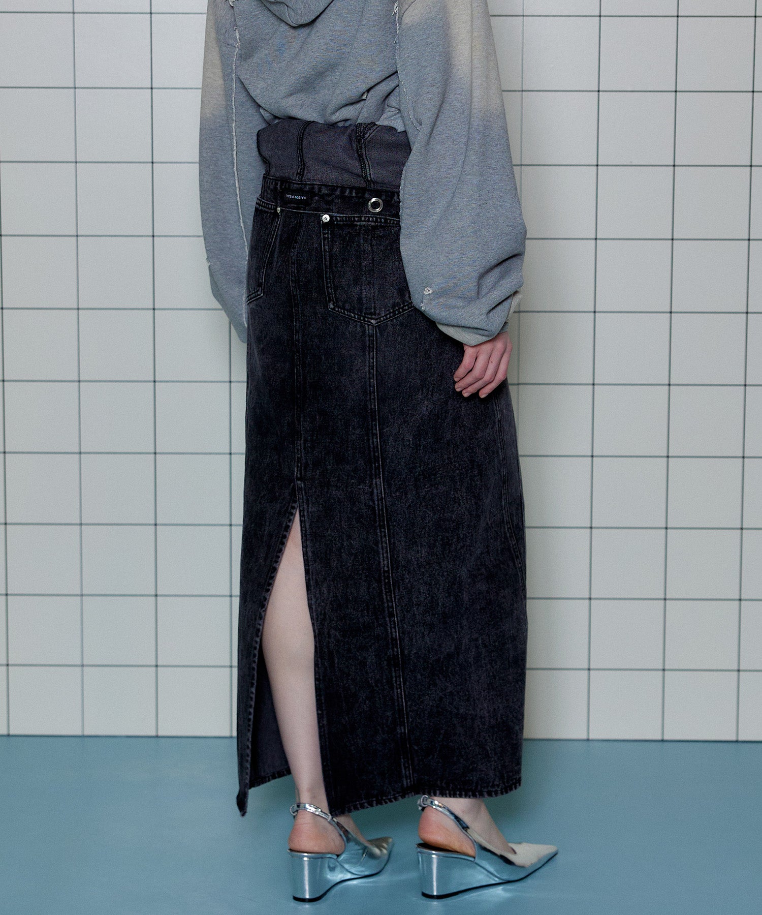 【SALE】2way Denim One-piece Dress