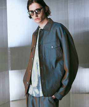 Lyocell Twill Chambray Prime-Over 3rd Jacket