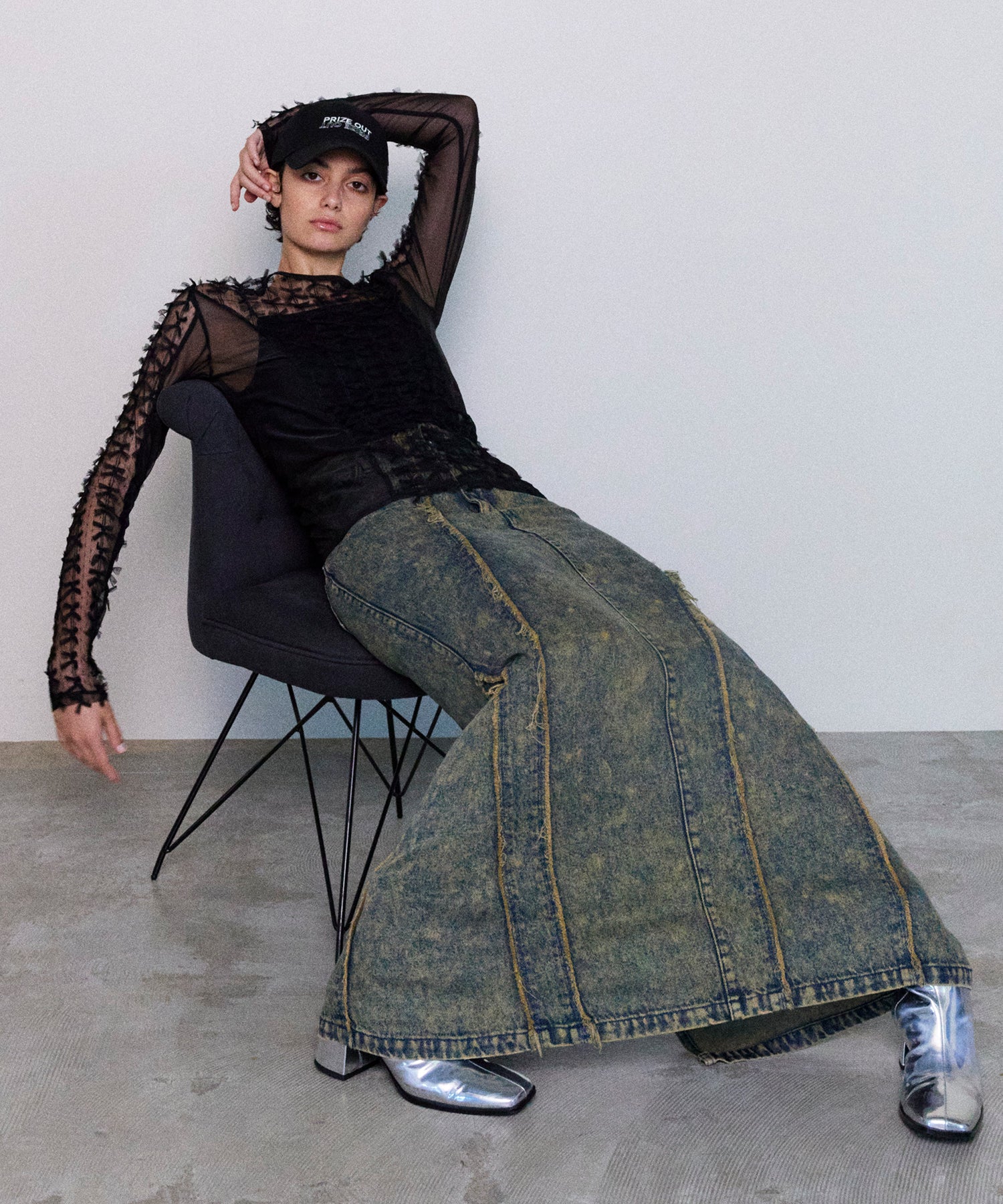 【PRE-ORDER】Cellulose Denim Maxi Skirt