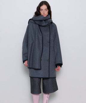 Winter Scarf Tent Coat