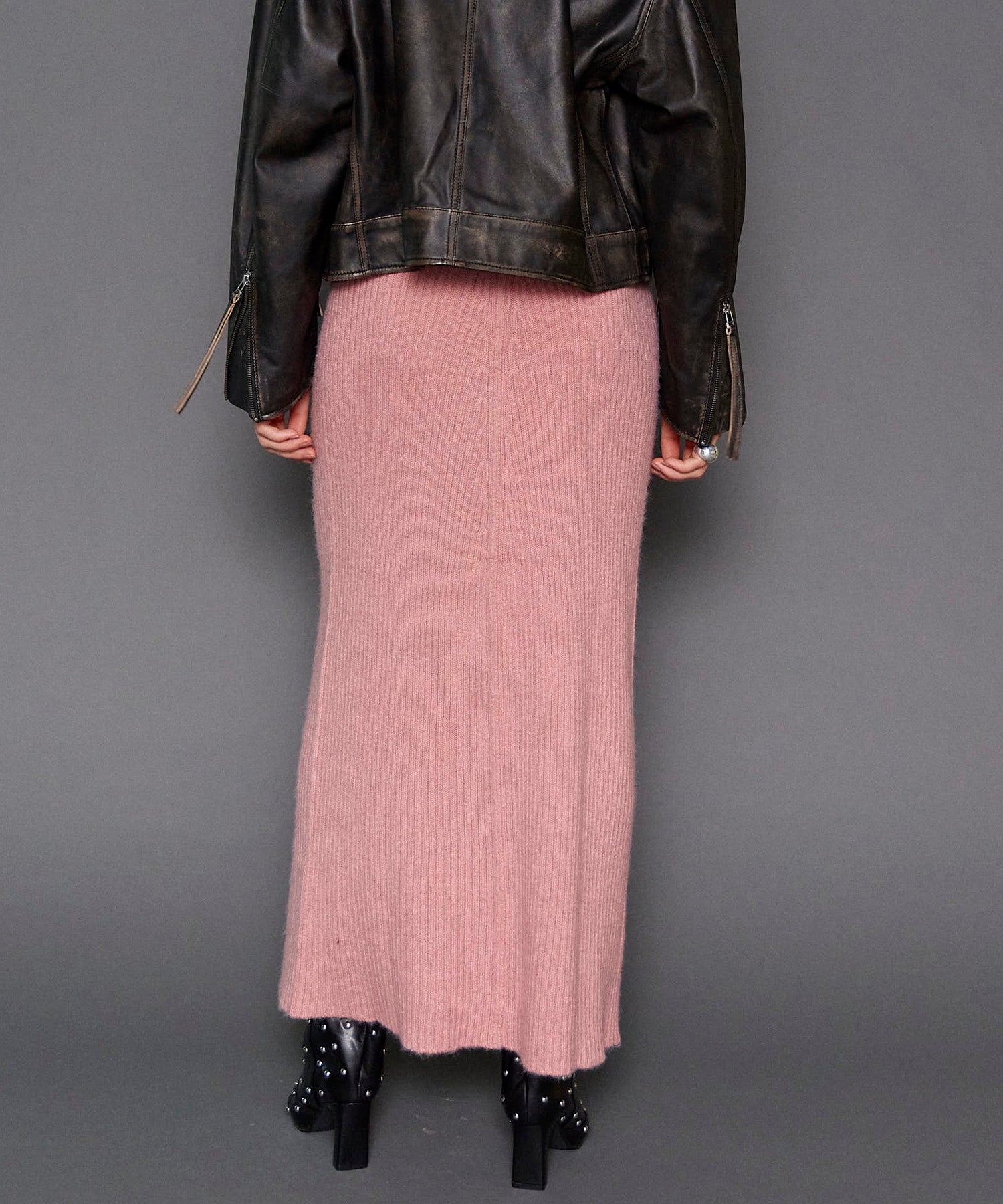 Knit Maxi Length Skirt