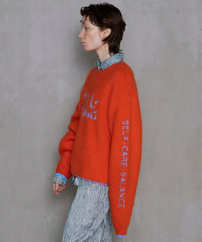 WELLBEING Logo Jacquard Knit Sweater