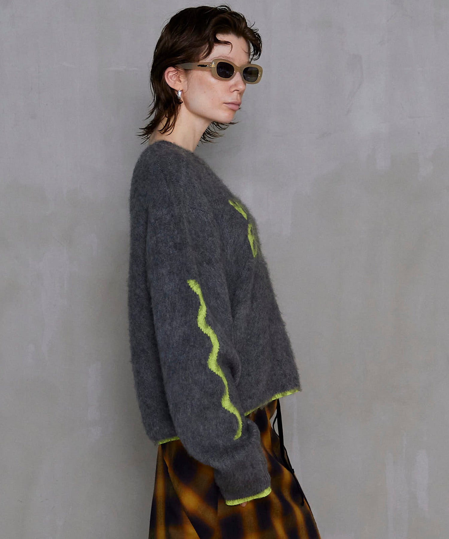 WELLBEING Logo Jacquard Knit Sweater