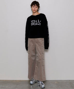 WELLBEING Logo Jacquard Knit Sweater