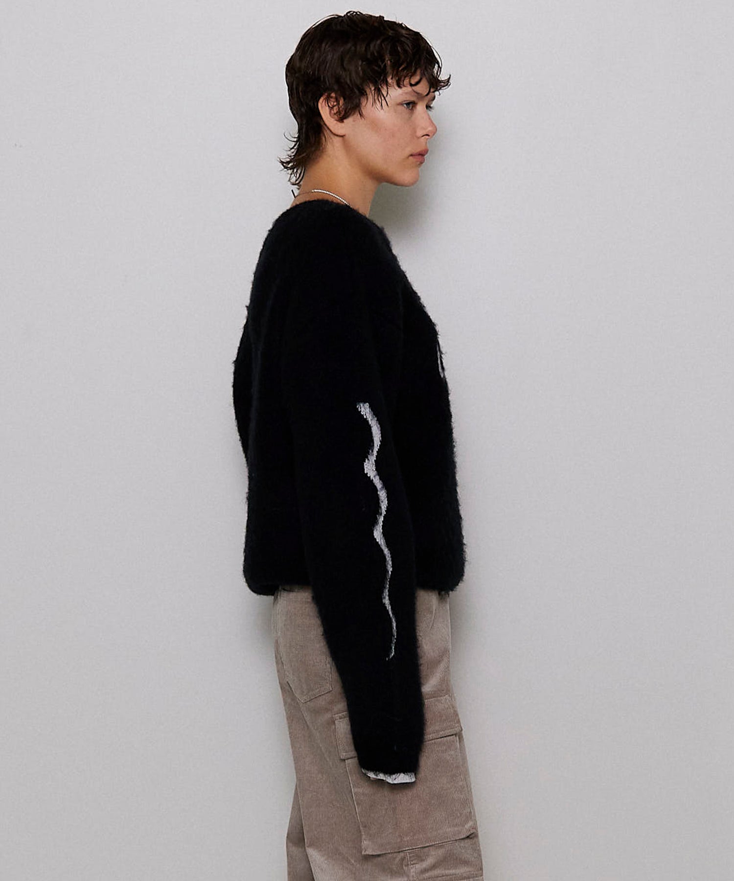 WELLBEING Logo Jacquard Knit Sweater