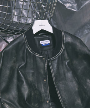 Sheep Leather Prime-Over Stadium Jacket