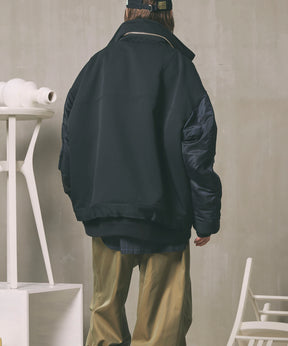 Prime-Over Docking Stand Collar Blouson