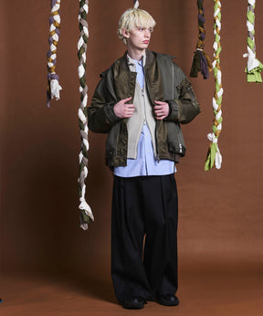 Prime-Over Docking Stand Collar Blouson