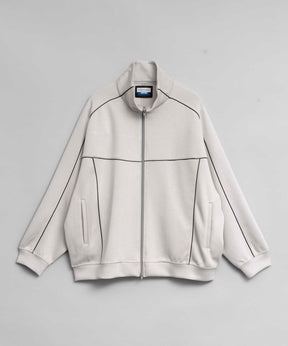 Prime-Over Cardboard Knit Track Jacket