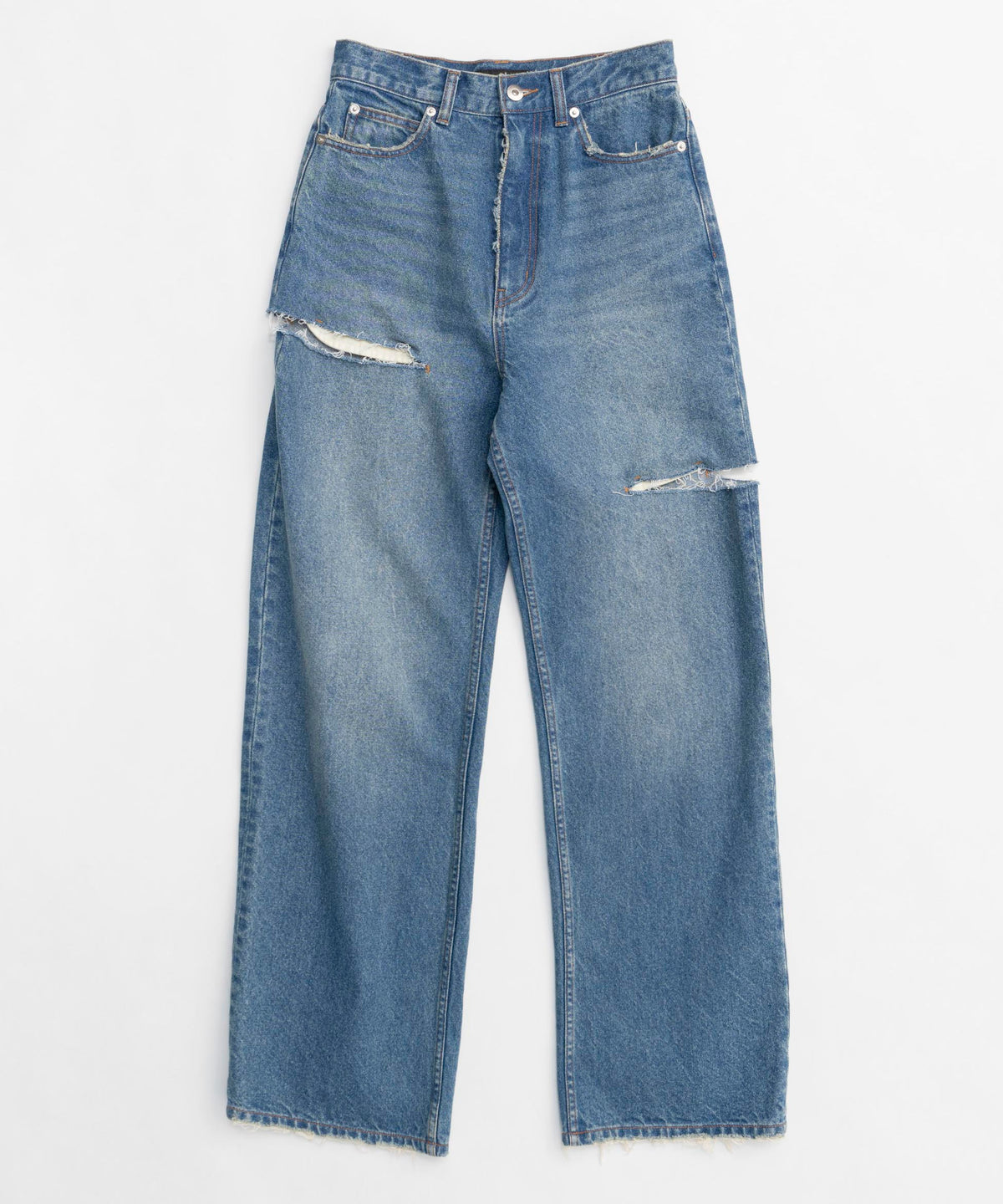 Over Pocket Denim Pants