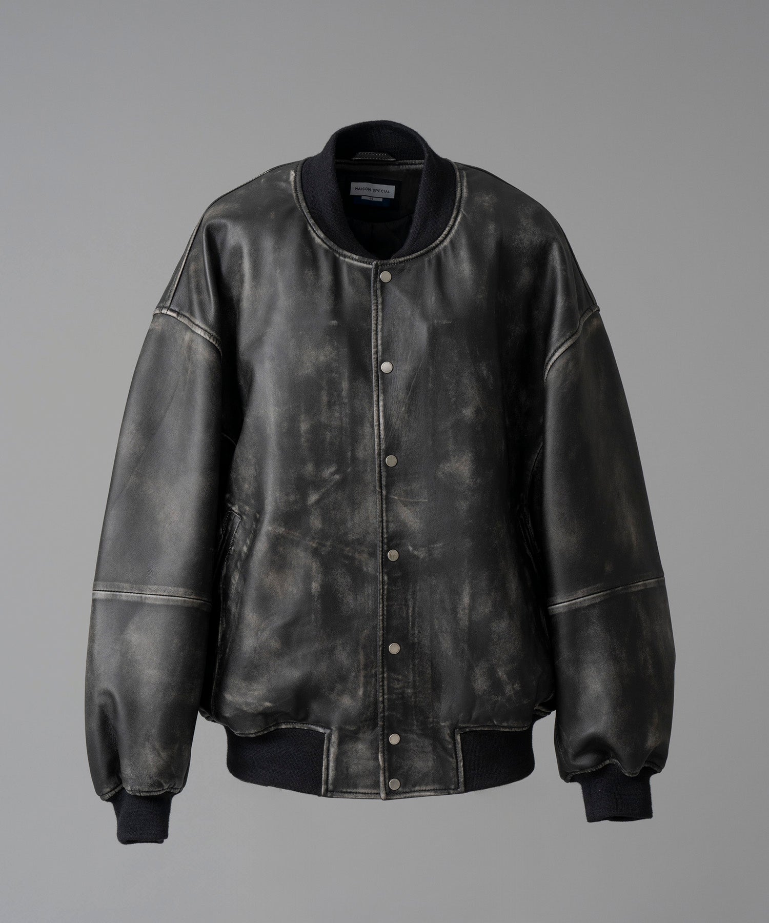 Sheep Leather Prime-Over Stadium Jacket