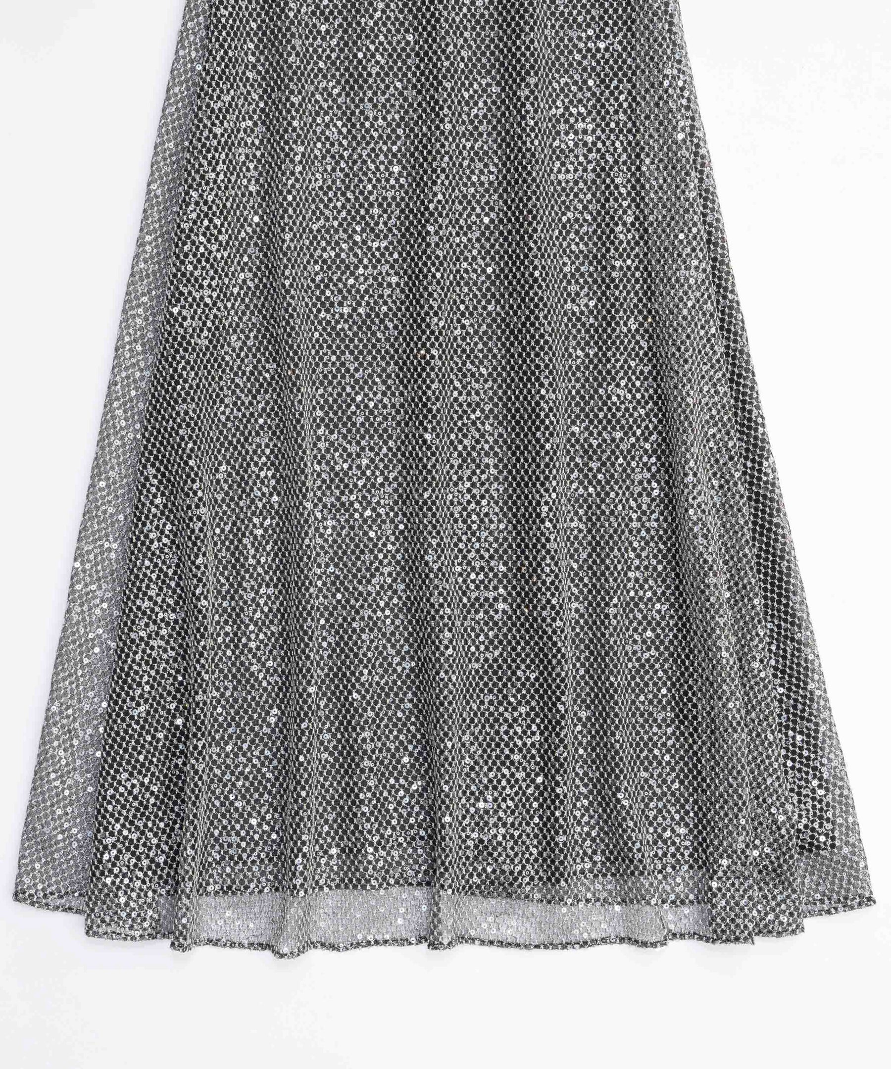 【SALE】Sequins Lace Fabric Maxidresses