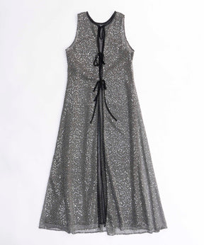 【SALE】Sequins Lace Fabric Maxidresses