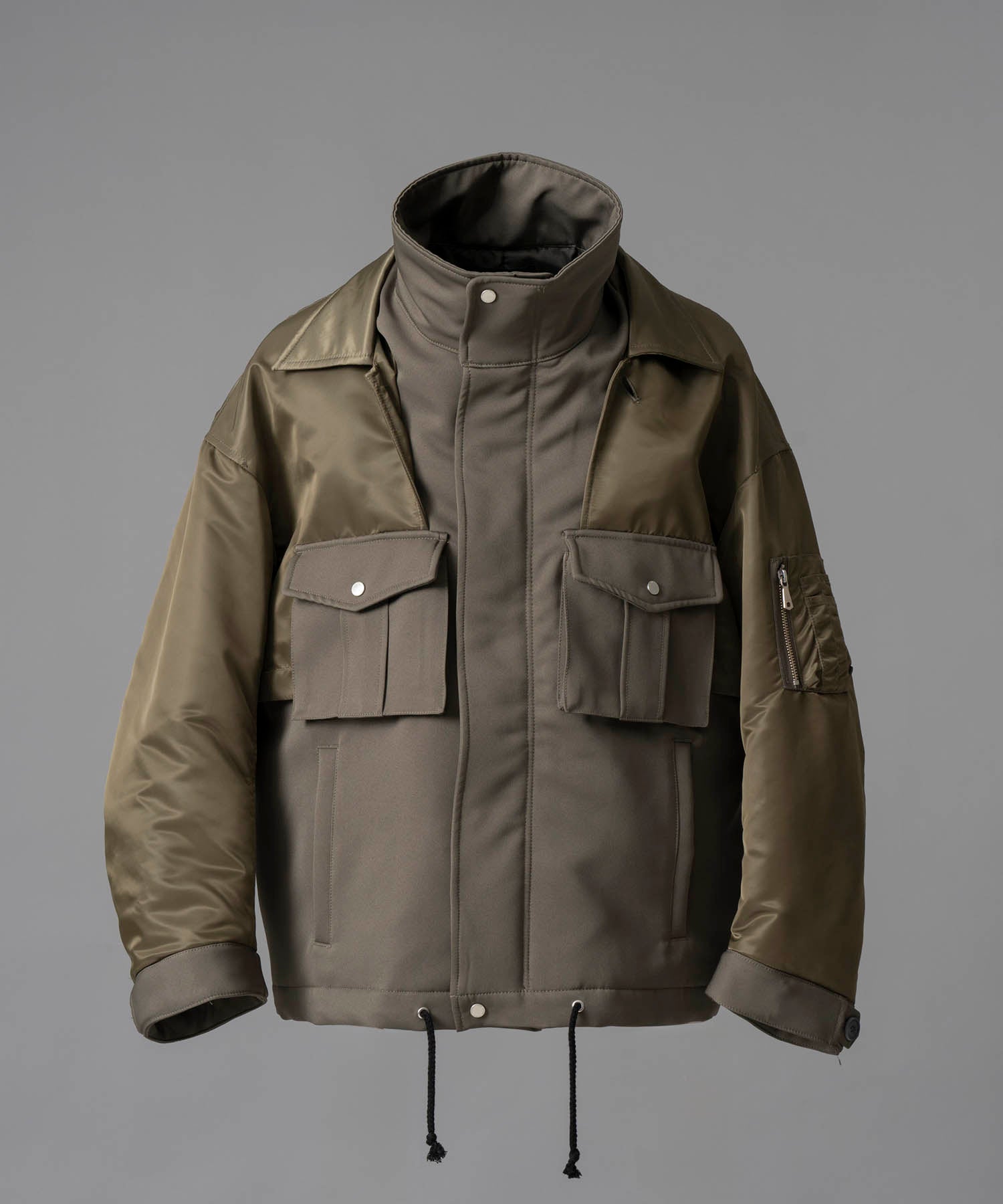 Prime-Over Docking Military Blouson