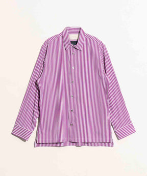 【SALE】【Italian Dead Stock Fabric】Dress-Over Square Cut Shirt