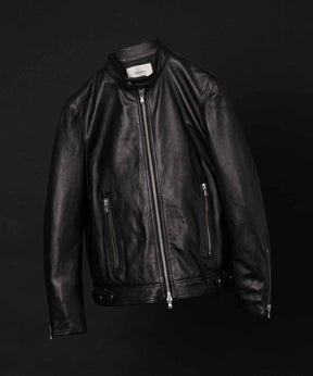 Dress-Fit Sheep Leather Single Rider Jacket