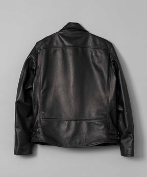 Dress-Fit Sheep Leather Double Rider Jacket