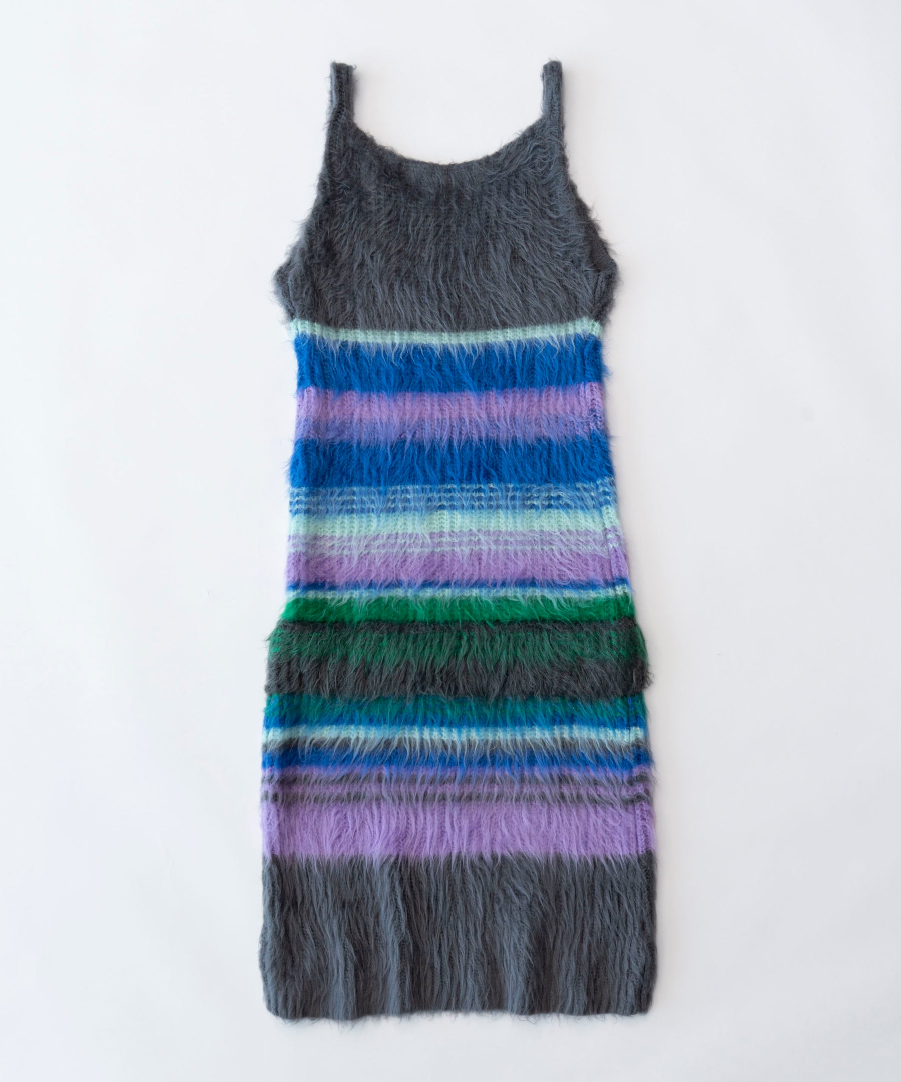 【SALE】Multicolor Border Knit Dress