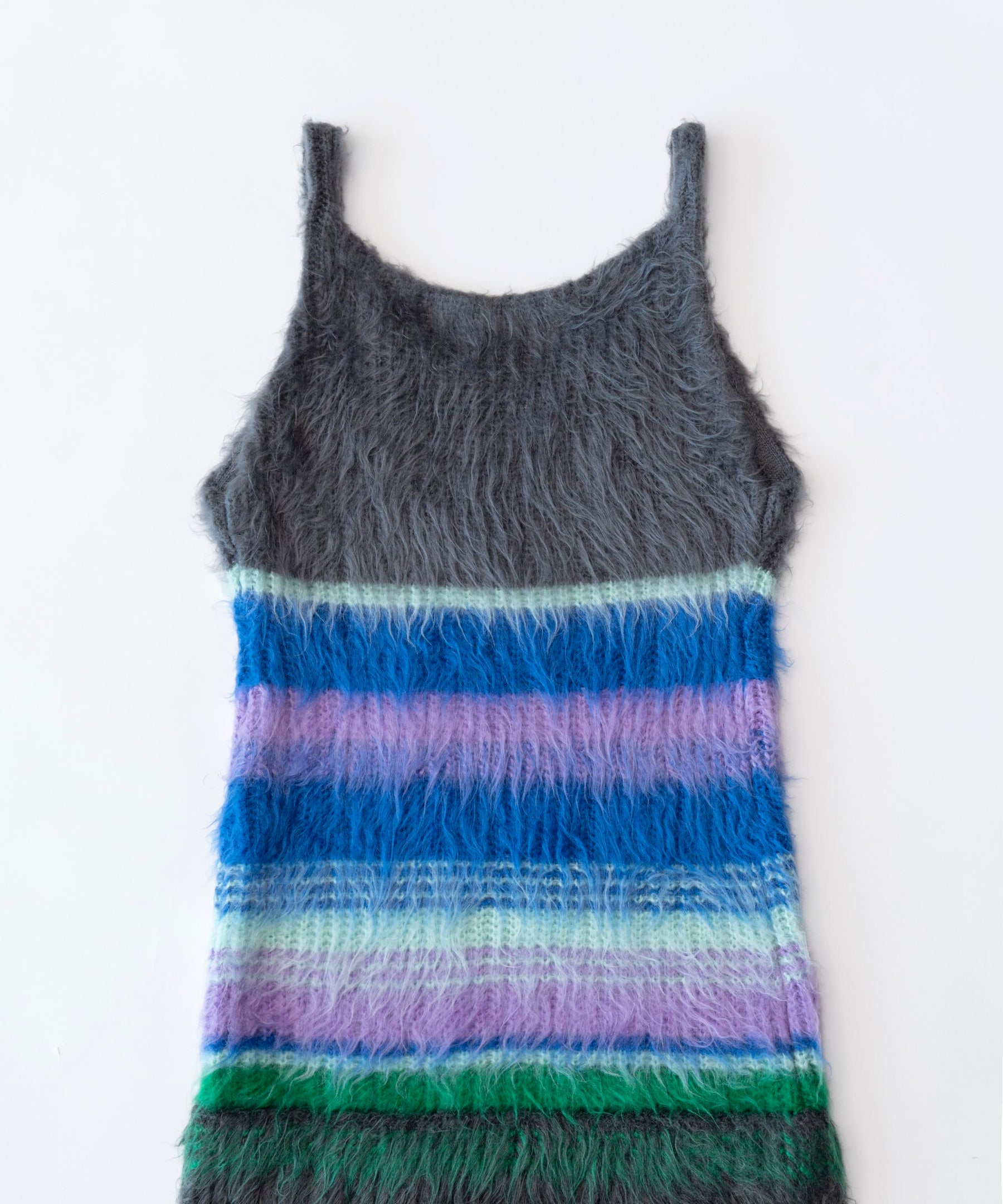 【SALE】Multicolor Border Knit Dress