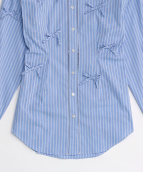 Many Ribbon Narrow Shirt