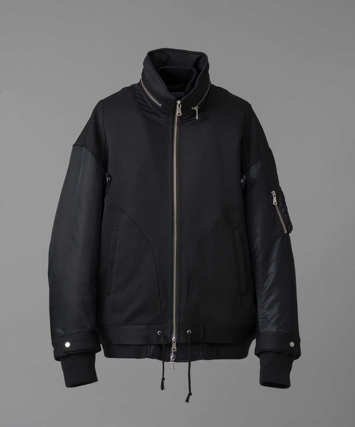 Prime-Over Docking Stand Collar Blouson