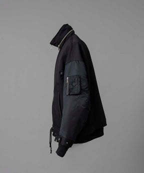 Prime-Over Docking Stand Collar Blouson