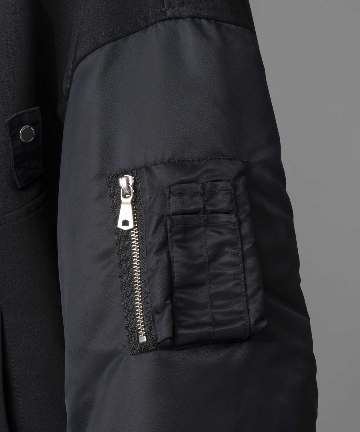 Prime-Over Docking Stand Collar Blouson