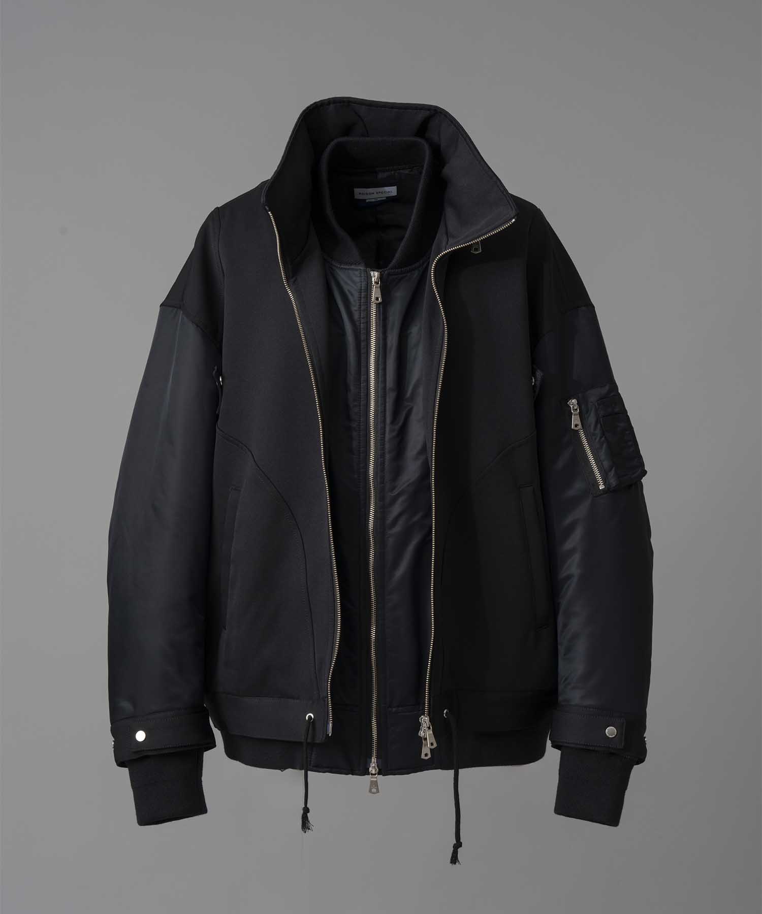 Prime-Over Docking Stand Collar Blouson