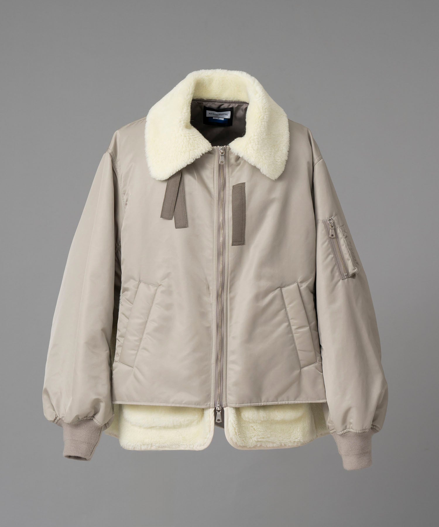 Prime-Over Layering B-3 Flight Jacket