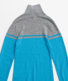 Washable Wool Retro Sports Turtleneck Knit Tops