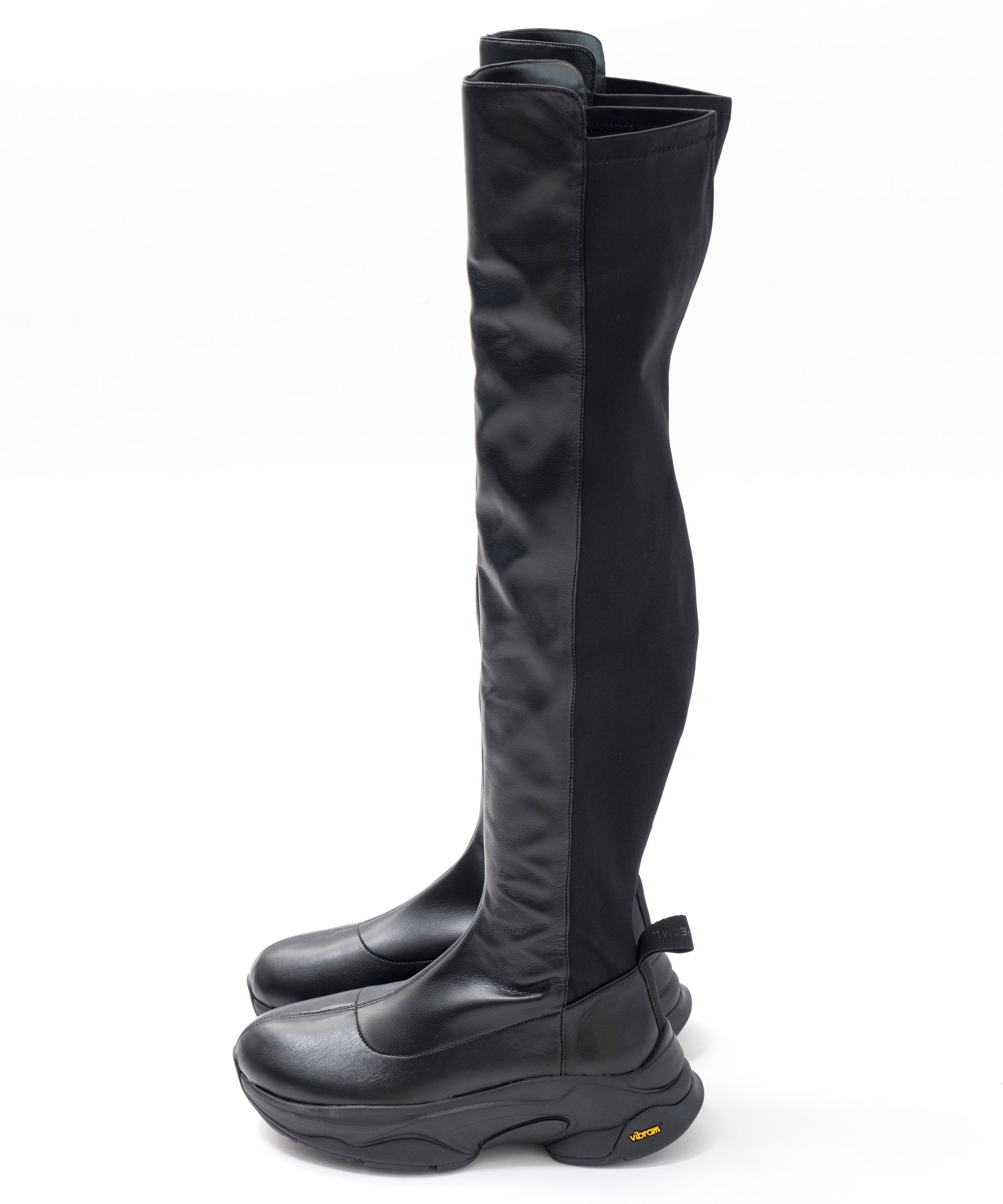 Vibram Stretch Thigh High Boots