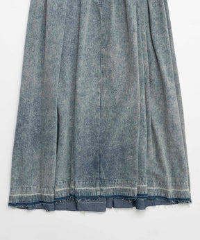 【SALE】Denim Camisole Maxi One-piece Dress