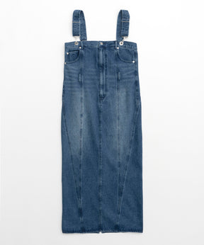 【SALE】2way Denim One-piece Dress