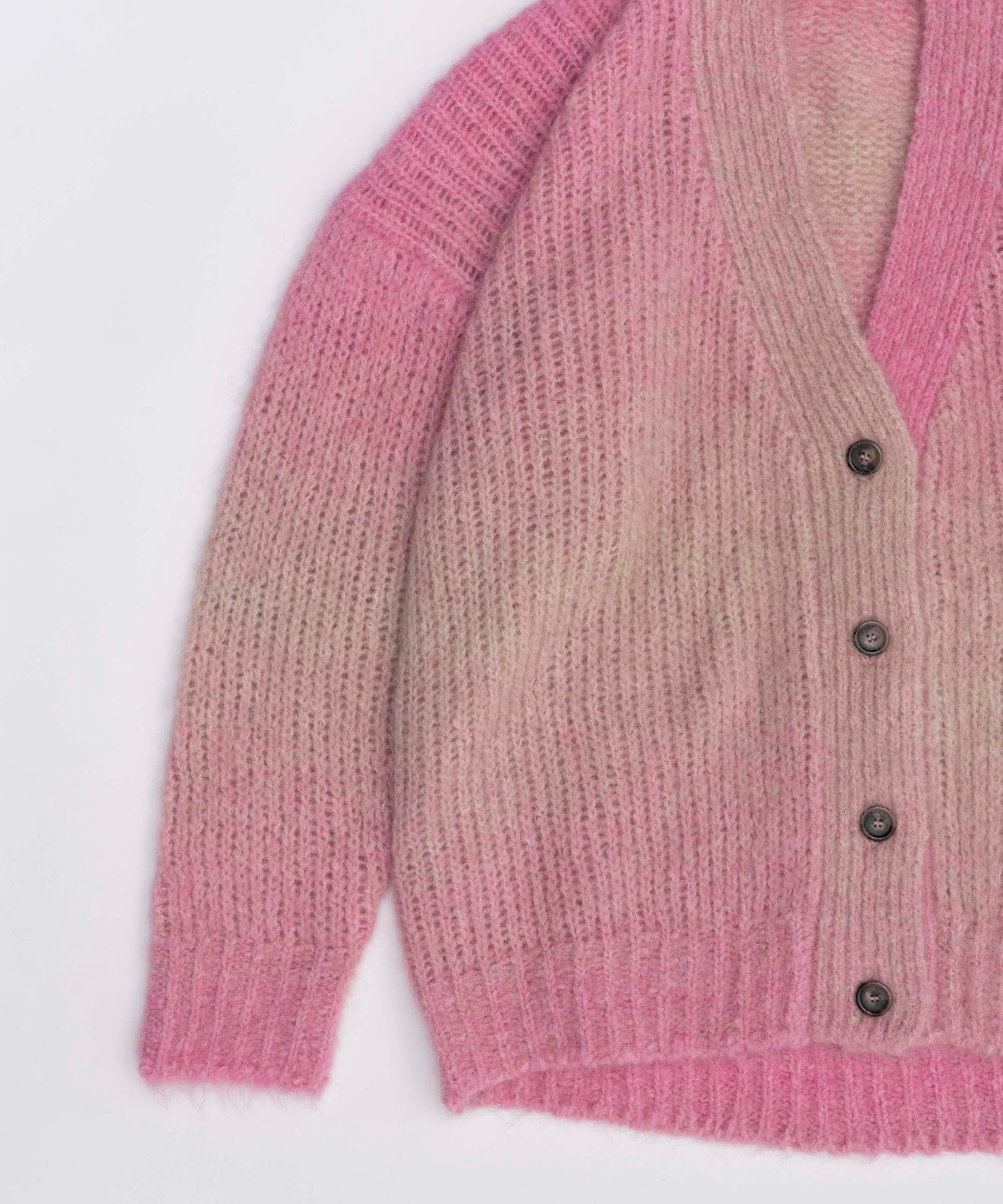 【SALE】Italian Alpaca Gradation Knit Cardigan