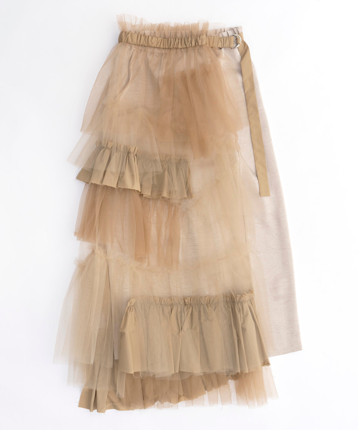 Raffle Tulle Layered Wrap Skirt