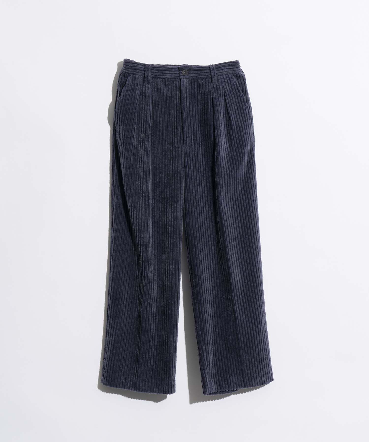 TAKEMI Wide Corduroy Tow-Tuck Wide Pants