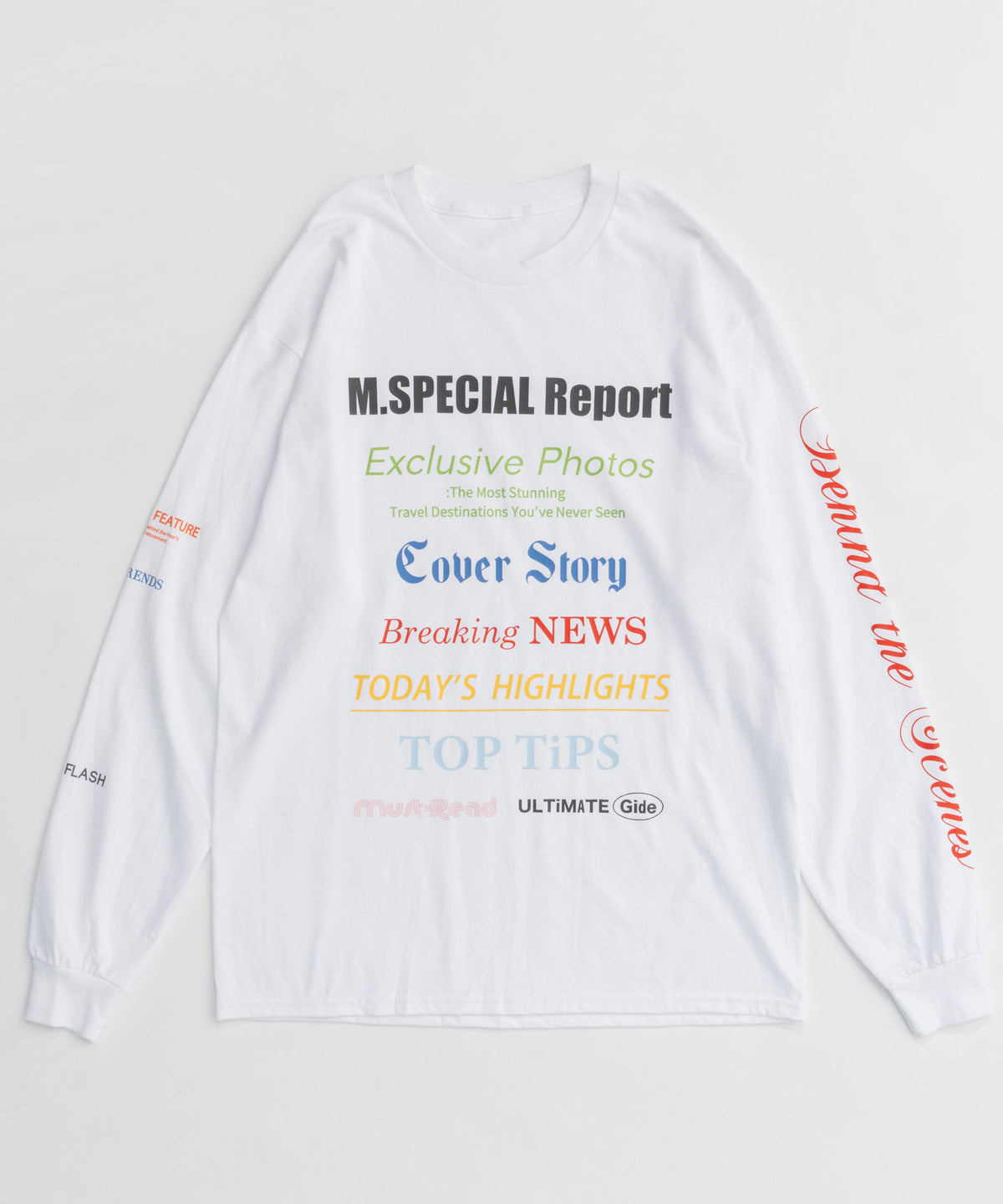 MAGAZINE HEADING Long Sleeve T-shirt