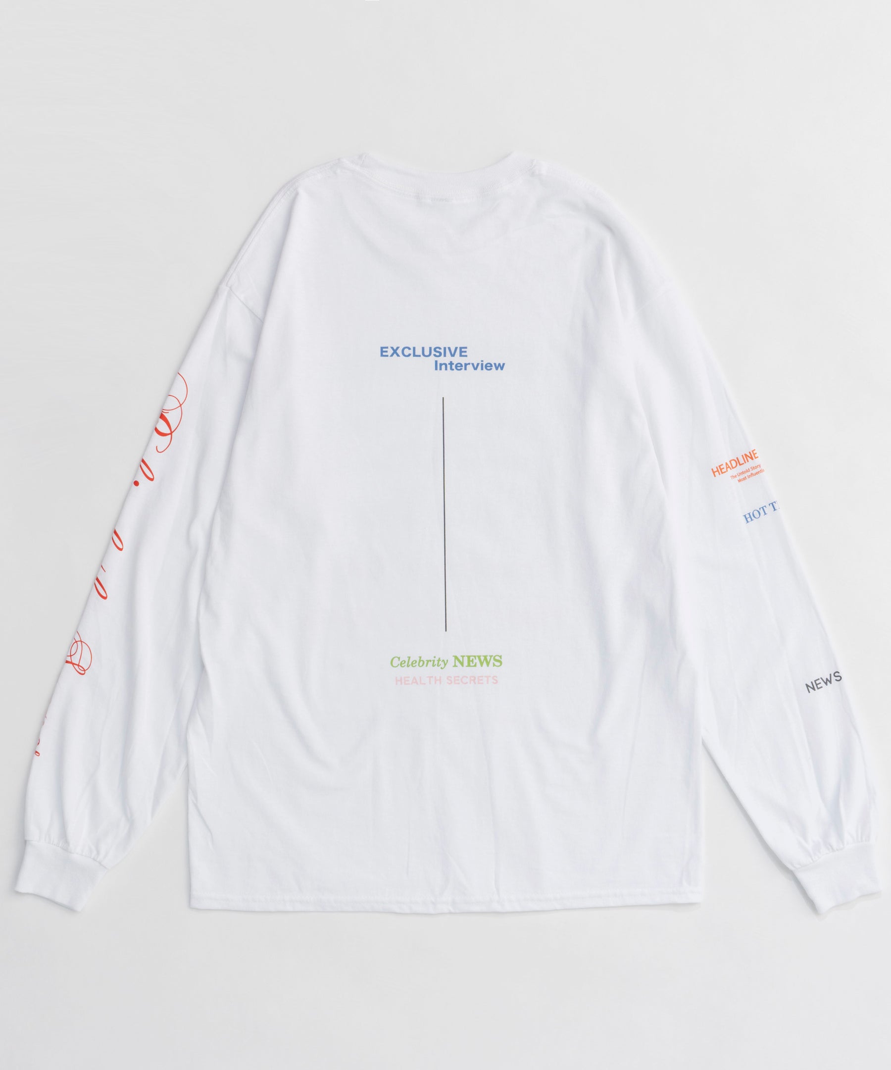 MAGAZINE HEADING Long Sleeve T-shirt