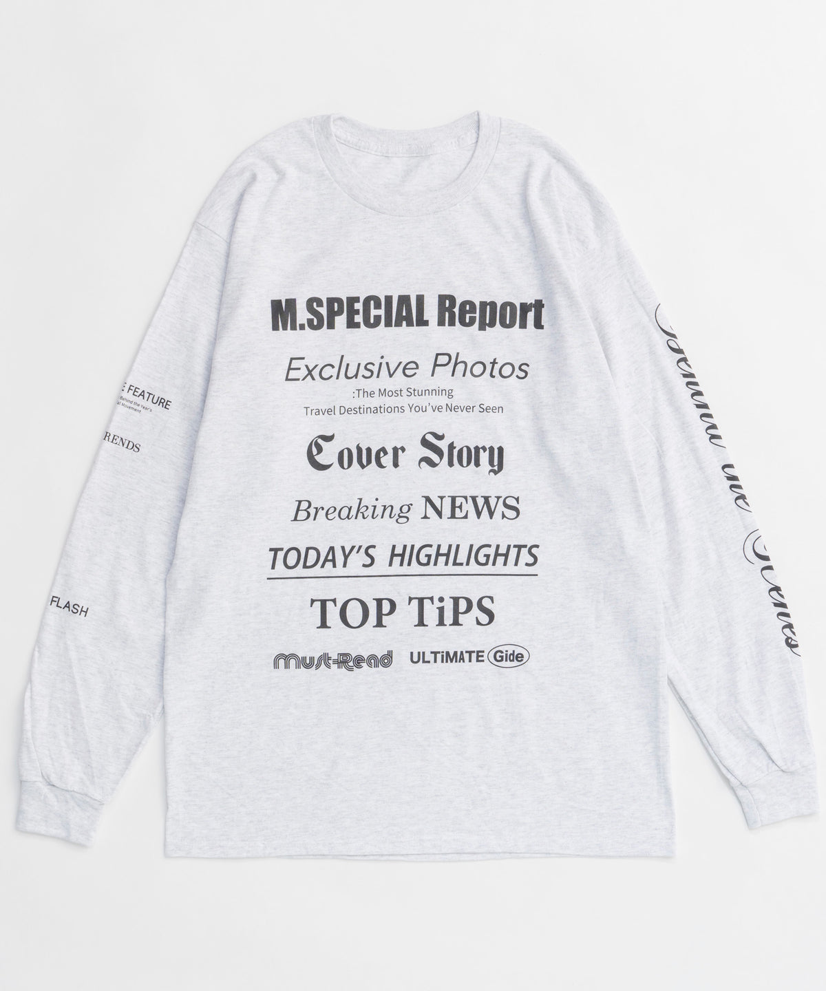 MAGAZINE HEADING Long Sleeve T-shirt