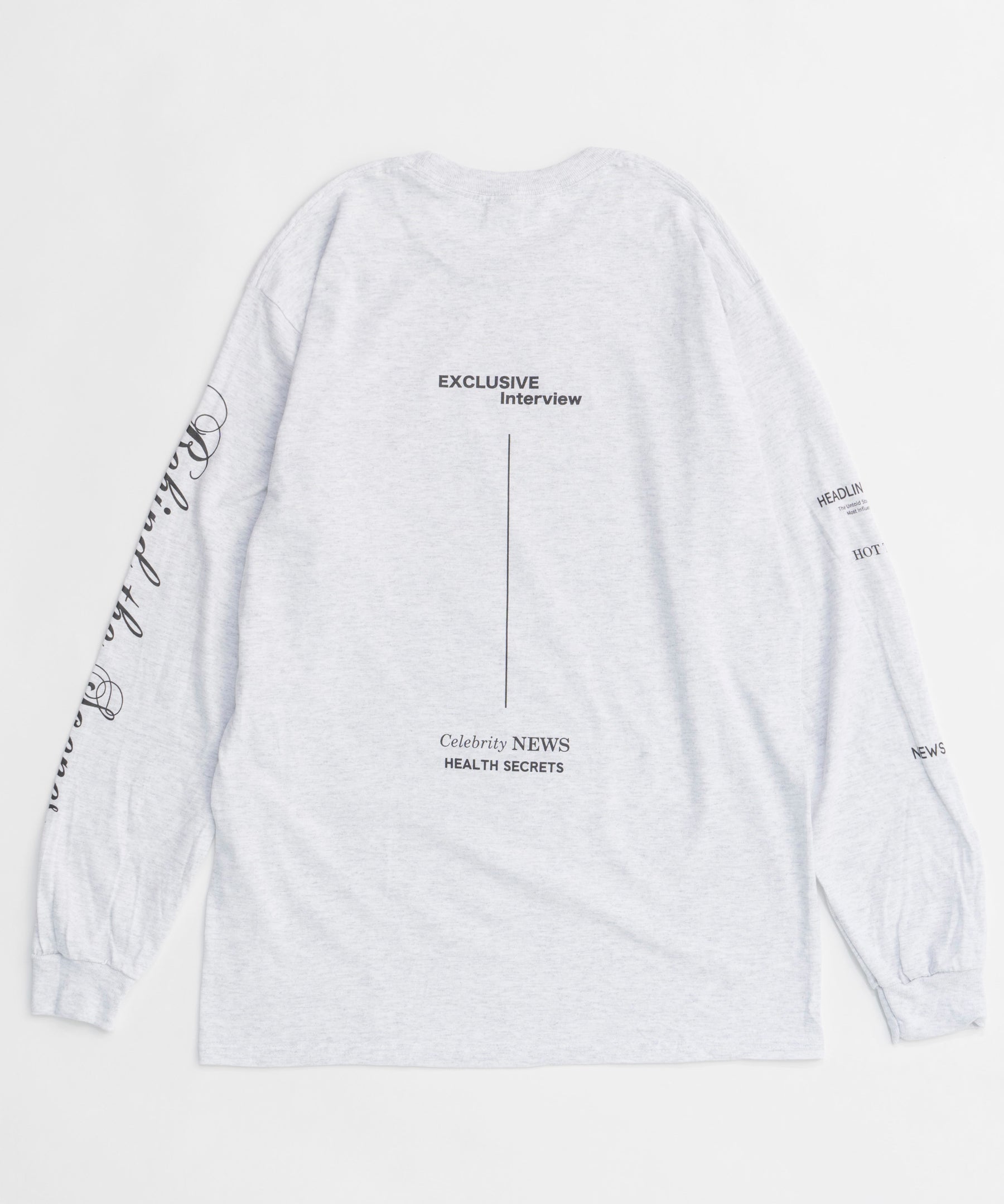 MAGAZINE HEADING Long Sleeve T-shirt