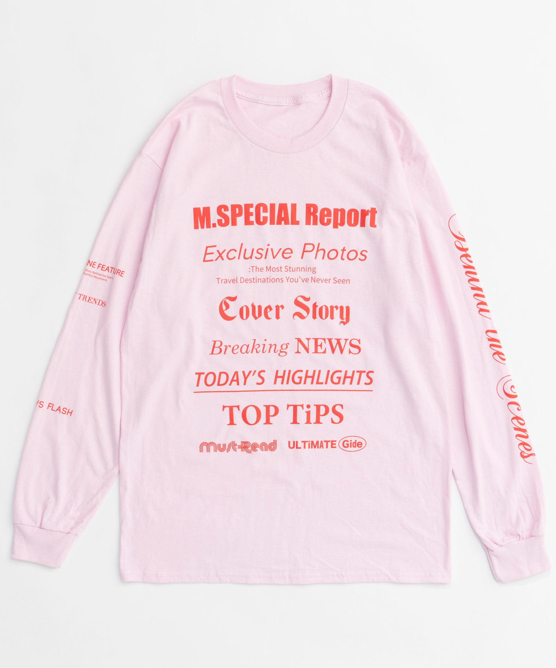 MAGAZINE HEADING Long Sleeve T-shirt