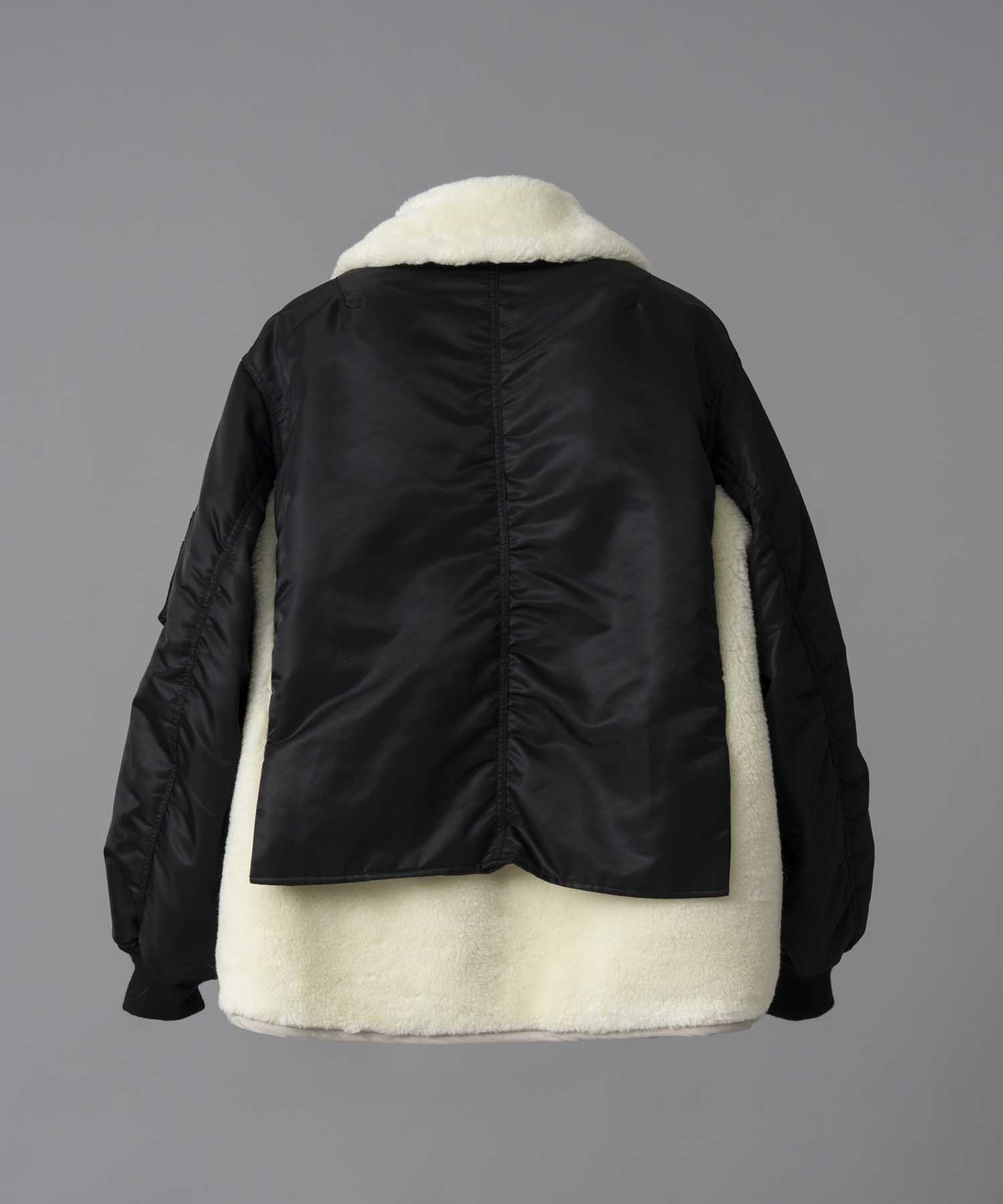 Prime-Over Layering B-3 Flight Jacket