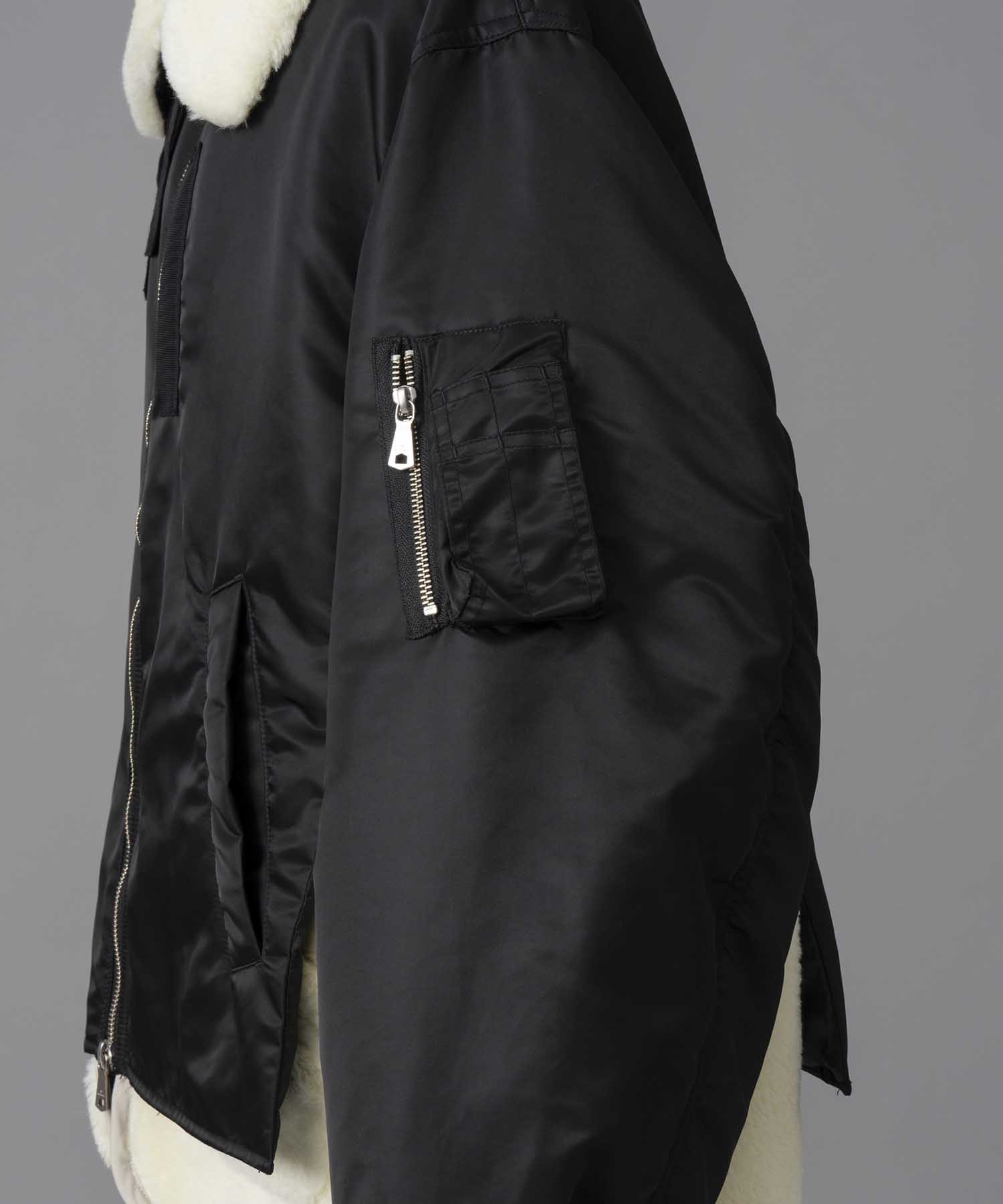 Prime-Over Layering B-3 Flight Jacket