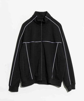 Prime-Over Cardboard Knit Track Jacket