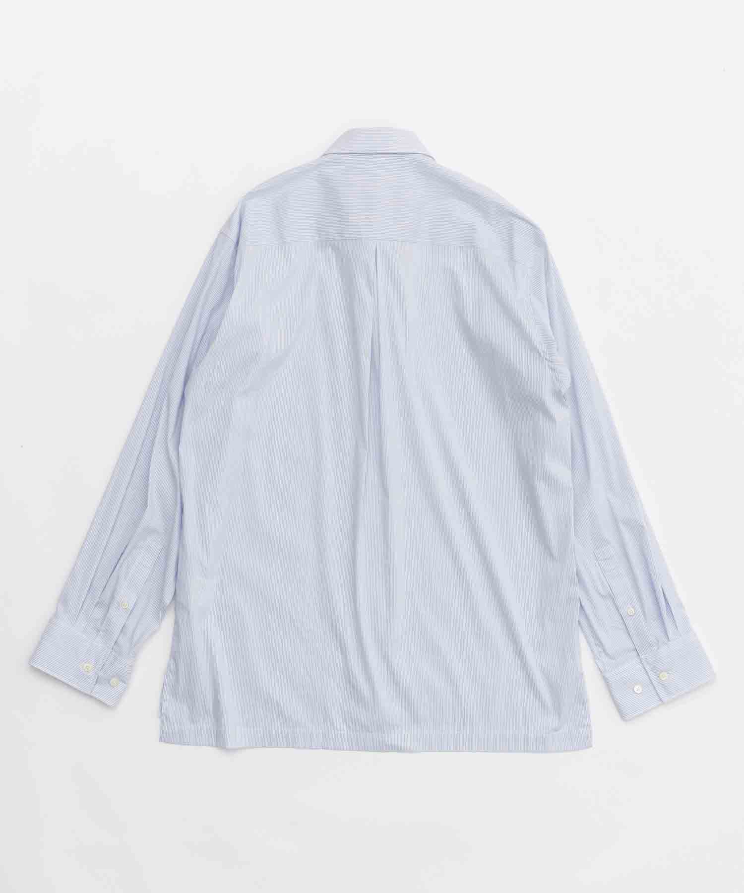 【SALE】【Italian Dead Stock Fabric】Dress-Over Square Cut Shirt