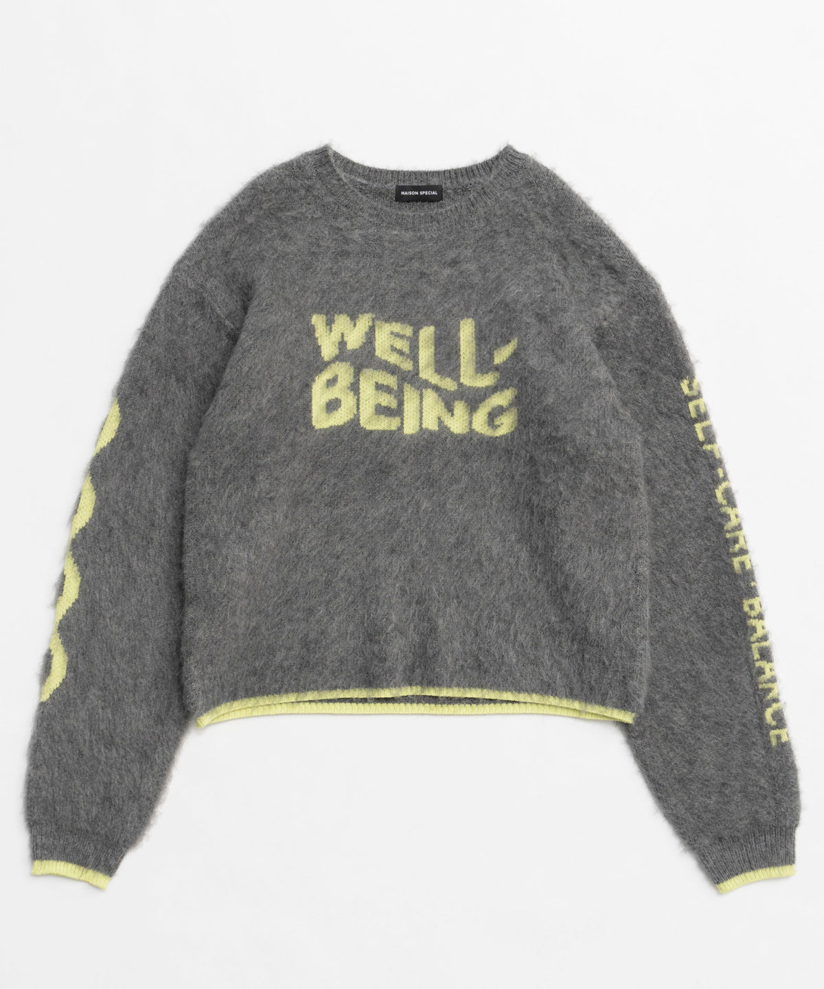 WELLBEING Logo Jacquard Knit Sweater