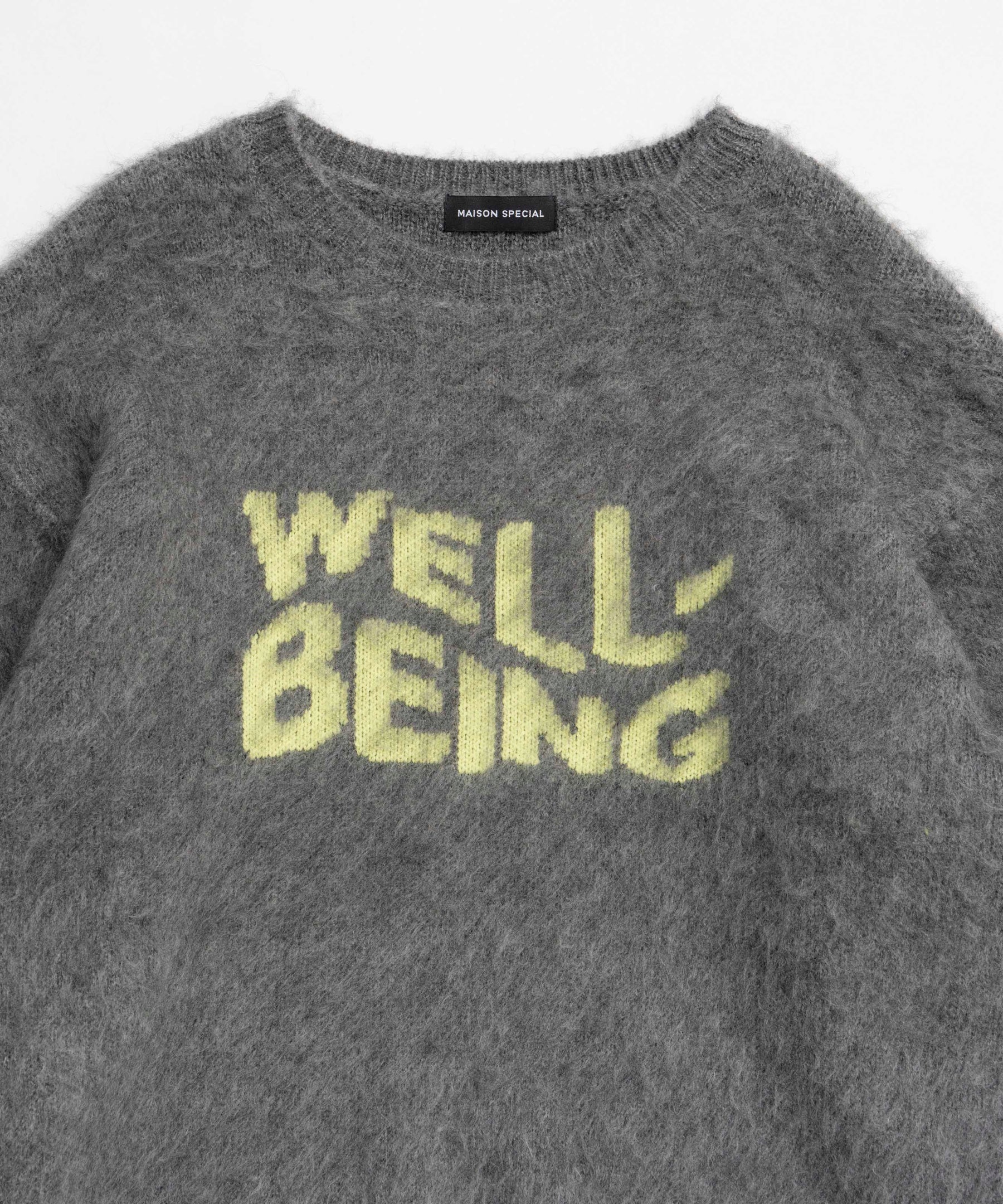 WELLBEING Logo Jacquard Knit Sweater